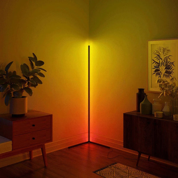 Smart RGB Floor Lamp with Music Sync & 16M Colours | APP & Remote Control