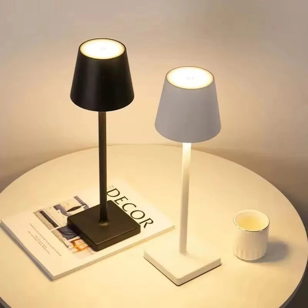 Rechargeable LED Table Lamp - USB, Cordless & Dimmable Design