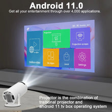Magcubic 4K Android 11 Projector – Smart Home Cinema with WiFi 6 & Bluetooth 5.0