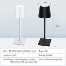 Rechargeable LED Table Lamp - USB, Cordless & Dimmable Design