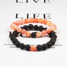 Couple Bracelets - Lava Stone & Tiger Eye Beaded Jewellery