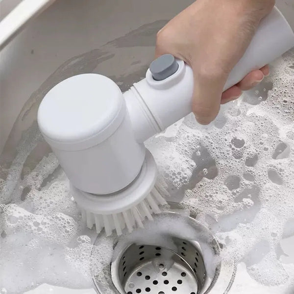Effortless Cleaning, Maximum Shine: Revolutionize Your Space with Our Wireless Kitchen & Bathroom Electric Scrubber!