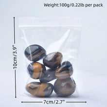 100% Natural Tiger Eye Stone & Quartz White Crystal – Healing Stones for Home Décor, Meditation & Feng Shui (15-30mm)