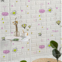 3D Brick Wallpaper – Self-Adhesive Waterproof Foam Wall Sticker for Home Decor