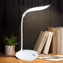 Portable LED Desk Lamp - USB Rechargeable, Touch Dimming, Eye Protection