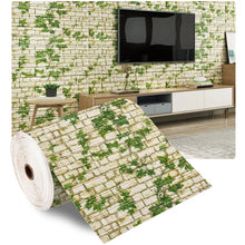 3D Brick Wallpaper – Self-Adhesive Waterproof Foam Wall Sticker for Home Decor